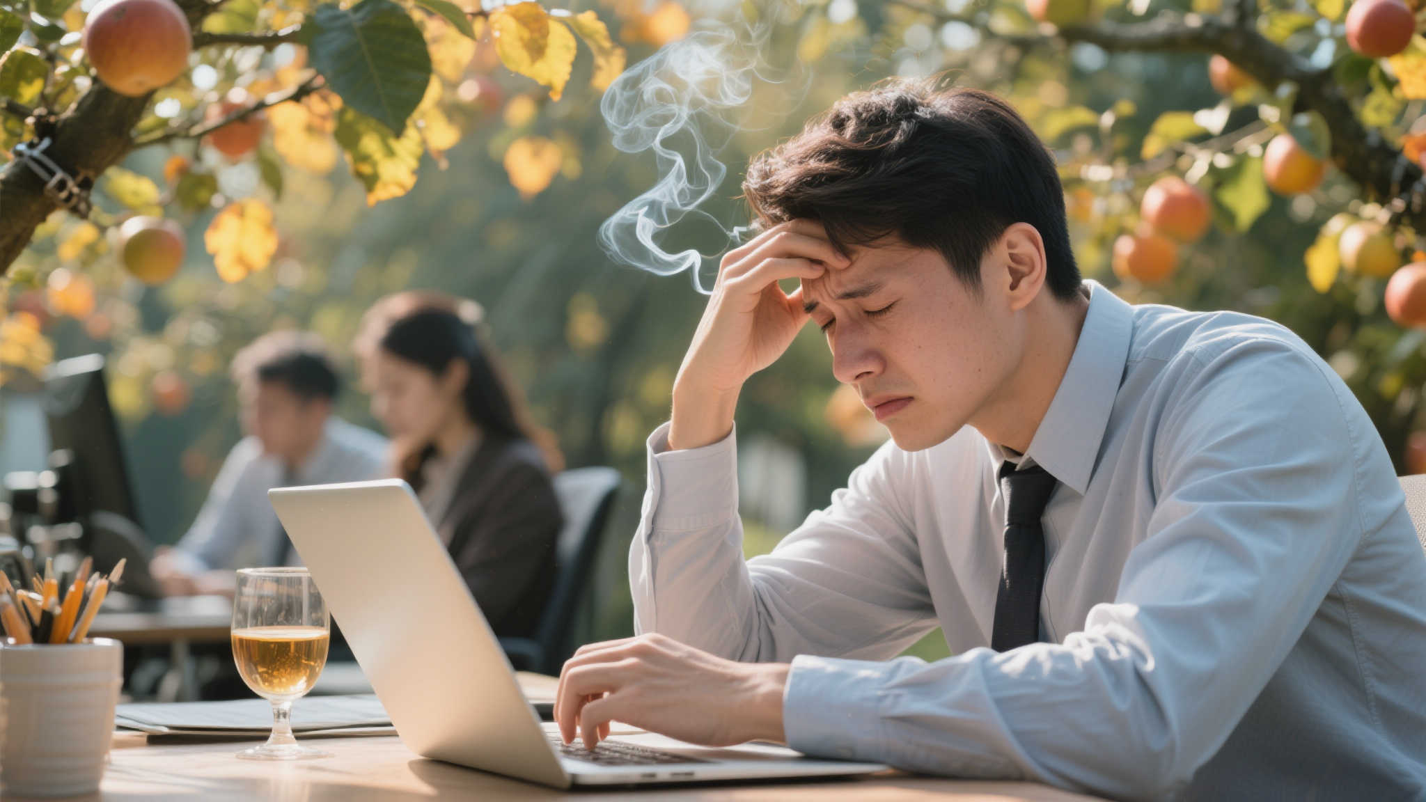 许多工作者往往因压力不断累积以至精神出现问题。然而